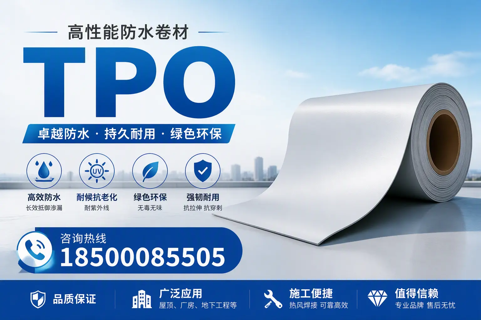 TPO材料的环保特性及其在鸡西的应用